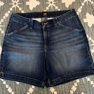 Lee Women's Dark Blue Jean Shorts